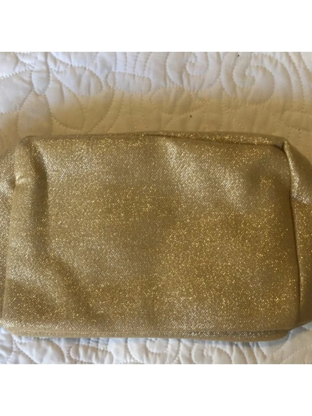 Lancôme Gold Cosmetic Bag